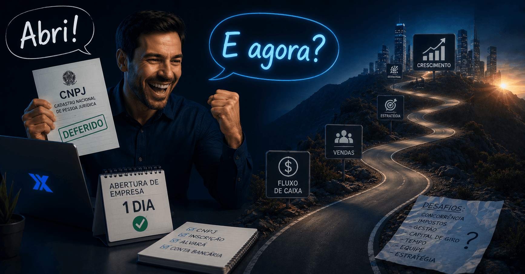 Abrir empresa no Brasil leva 1 dia. Crescer é outra história.